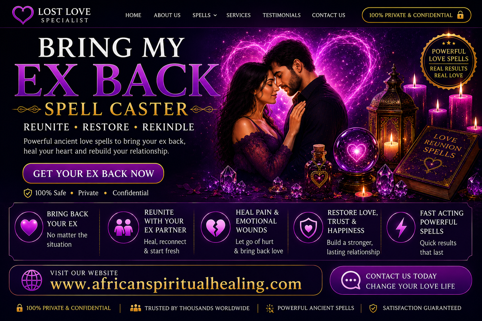 Bring My Ex Back Spell Caster